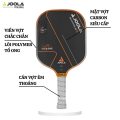 Vợt Pickleball Joola Collin Johns Scorpeus 3 16mm, công nghệ Feel-Tec Pure Grip, kiểm soát bóng tốt, chính hãng