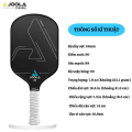 Vợt Pickleball Joola Vision CGS 16, Tối Ưu Kiểm Soát, Mặt Carbon Grip Tăng Độ Xoáy Vượt Trội