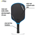 Vợt Pickleball Joola Simone Jardim Hyperion 3S 16mm, Đa Năng, Kiểm Soát & Chính Xác Tối Ưu, Ổn Định Vượt Trội